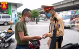 Xử phạt nhiều trường hợp vi phạm giao thông trong ngày đầu tổng kiểm tra, kiểm soát phương tiện